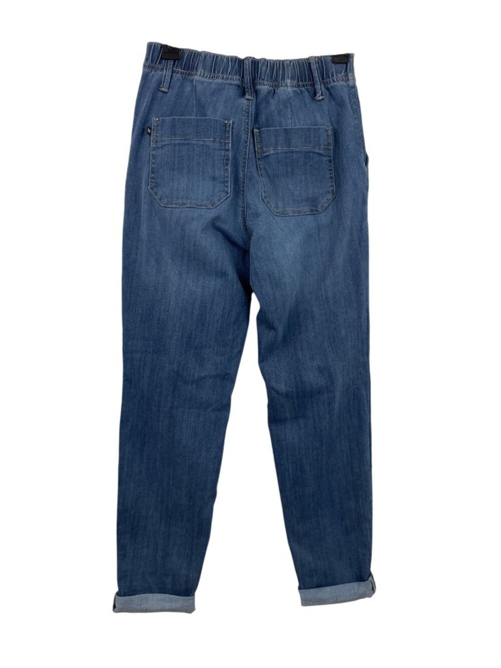Judy Blue Womens Drawstring Denim Joggers Relaxed Fit Size 1/25 Cotton Blend - Picture 3 of 10